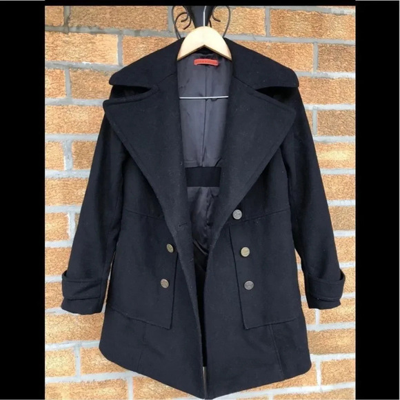 Alice + olivia wool military coat size s - Picture 3 of 8